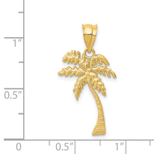 Load image into Gallery viewer, 14k Mini Palm Tree Pendant
