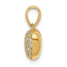 Load image into Gallery viewer, 14K Polished CZ Heart Pendant
