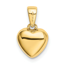 Load image into Gallery viewer, 14K Polished CZ Heart Pendant
