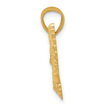 Load image into Gallery viewer, 14k Diamond-cut Eagle Pendant
