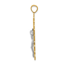 Load image into Gallery viewer, 14k Two-tone Crucifix Pendant
