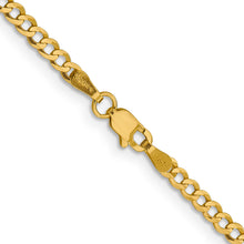 Load image into Gallery viewer, 14k 3.1mm Lightweight Flat Cuban Chain
