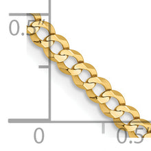 Load image into Gallery viewer, 14k 3.1mm Lightweight Flat Cuban Chain
