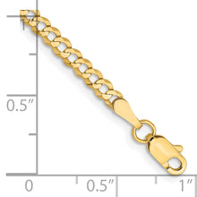 Load image into Gallery viewer, 14k 3.1mm Lightweight Flat Cuban Chain
