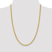 Load image into Gallery viewer, 14k 3.7mm Lightweight Flat Cuban Chain
