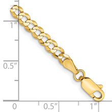 Load image into Gallery viewer, 14k 3.7mm Lightweight Flat Cuban Chain

