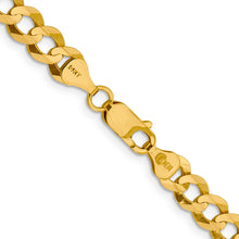 Load image into Gallery viewer, 14k 7.2mm Lightweight Flat Cuban Chain
