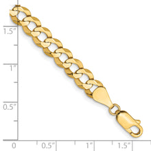 Load image into Gallery viewer, 14k 7.2mm Lightweight Flat Cuban Chain
