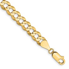 Load image into Gallery viewer, 14k 7.2mm Lightweight Flat Cuban Chain
