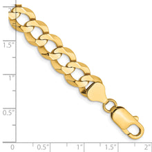 Load image into Gallery viewer, 14k 9.4mm Lightweight Flat Cuban Chain
