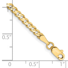Load image into Gallery viewer, 14k 3mm Open Concave Curb Chain
