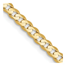 Load image into Gallery viewer, 14k 3mm Open Concave Curb Chain
