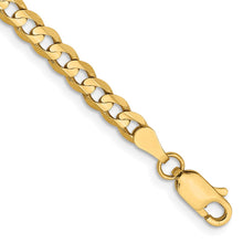 Load image into Gallery viewer, 14k 3.8mm Open Concave Curb Chain
