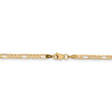 Load image into Gallery viewer, 14k 3mm Concave Open Figaro Chain
