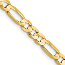 Load image into Gallery viewer, 14k 4.5mm Concave Open Figaro Chain
