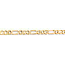 Load image into Gallery viewer, 14k 6mm Concave Open Figaro Chain
