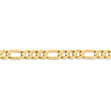 Load image into Gallery viewer, 14k 6.75mm Concave Open Figaro Chain
