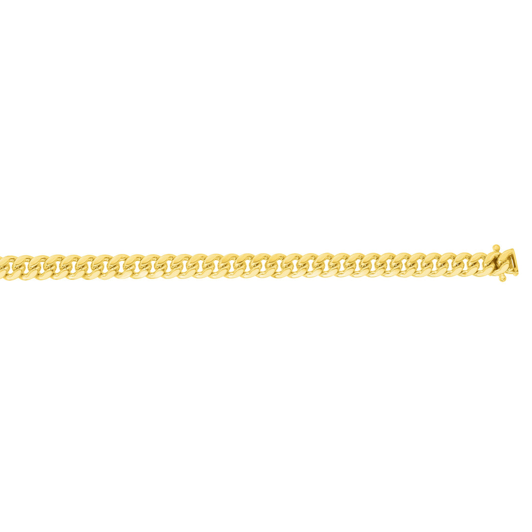 14K Gold 3.9mm Classic Miami Cuban