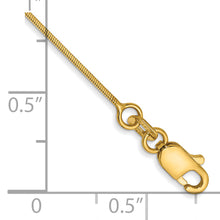 Load image into Gallery viewer, 14k .8mm Octagonal Snake Chain
