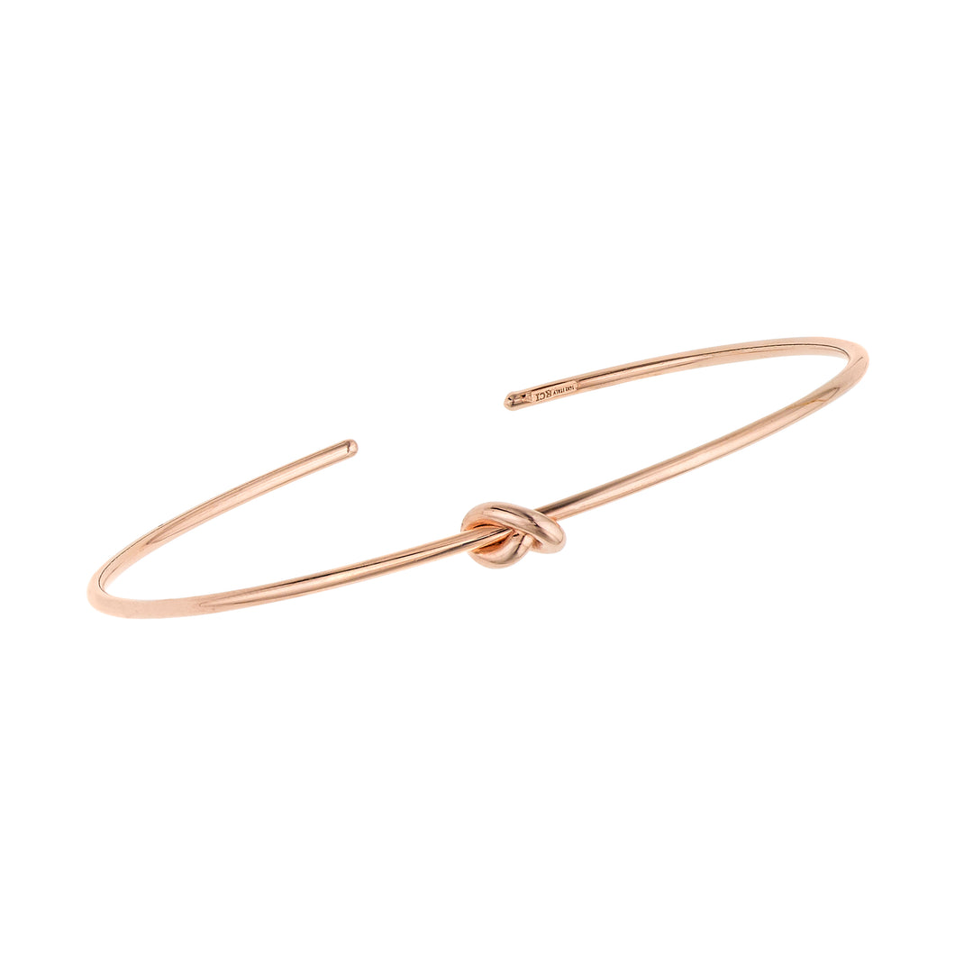 14K Amore Love Knot Bangle