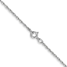 Load image into Gallery viewer, 14k WG .8mm Polished Light Baby Rope Chain
