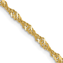 Load image into Gallery viewer, 14k 2mm Singapore Chain
