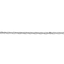 Load image into Gallery viewer, 14k WG 1.7mm Singapore Chain

