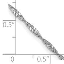 Load image into Gallery viewer, 14k WG 1.7mm Singapore Chain
