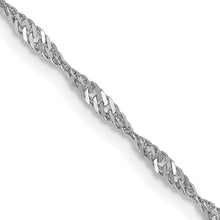 Load image into Gallery viewer, 14k WG 1.7mm Singapore Chain
