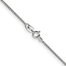 Load image into Gallery viewer, 14k WG 1.05mm D/C Spiga with Spring Ring Clasp Chain
