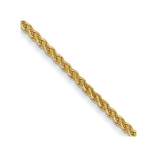 Load image into Gallery viewer, 14k 1.05mm Spiga with Lobster Clasp Chain
