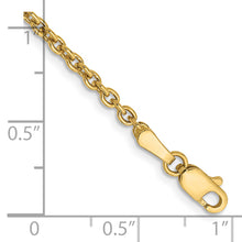 Load image into Gallery viewer, 14k 2.2mm Forzantine Cable Chain Anklet
