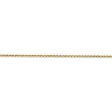 Load image into Gallery viewer, 14k 1.45mm Solid Diamond Cut Cable Chain
