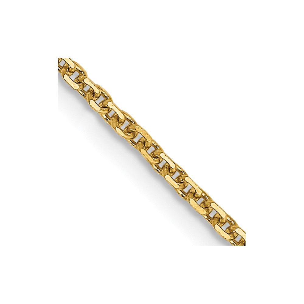 14k 1.45mm Solid D/C Cable Chain