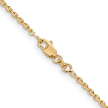 Load image into Gallery viewer, 14k 1.65mm Solid D/C Cable Chain

