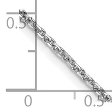 Load image into Gallery viewer, 14k WG 1.45mm D/C Cable Chain
