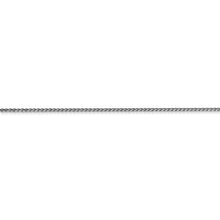 Load image into Gallery viewer, 14k WG 1.05mm D/C Spiga with Lobster Clasp Chain
