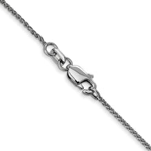 Load image into Gallery viewer, 14k WG 1.05mm D/C Spiga with Lobster Clasp Chain
