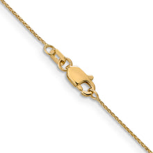 Load image into Gallery viewer, 14k .85mm D/C Spiga with Lobster Clasp Chain
