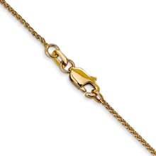 Load image into Gallery viewer, 14k 1.05mm D/C Spiga with Lobster Clasp Chain
