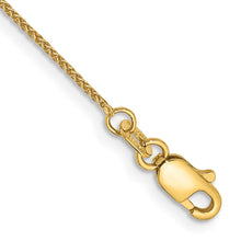 Load image into Gallery viewer, 14k 0.85mm Spiga Pendant Chain Anklet
