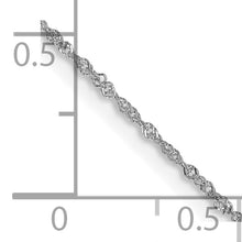 Load image into Gallery viewer, 14k WG 1mm Singapore Chain
