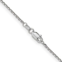 Load image into Gallery viewer, 14k WG 1.4mm D/C Round Open Link Cable Chain
