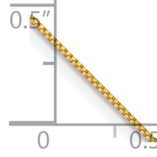 Load image into Gallery viewer, 14k .7mm Box with Spring Ring Clasp Chain Anklet
