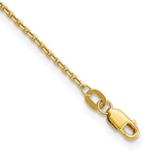 Load image into Gallery viewer, 14k 1.4mm D/C Round Open Link Cable Chain Anklet
