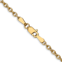 Load image into Gallery viewer, 14k 2.4mm Round Open Link Cable Chain
