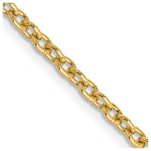 Load image into Gallery viewer, 14k 2.4mm Round Open Link Cable Chain
