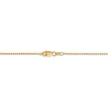 Load image into Gallery viewer, 14k 1.2mm D/C Beaded Pendant Chain
