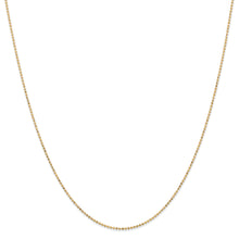 Load image into Gallery viewer, 14k 1.2mm D/C Beaded Pendant Chain
