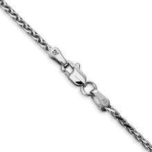 Load image into Gallery viewer, 14k WG 1.9mm D/C Parisian Wheat Chain
